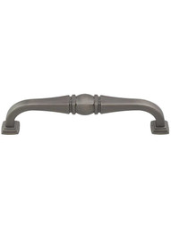 Katharine Cabinet Pull - 5 inch Center-to-Center in Brushed Pewter.